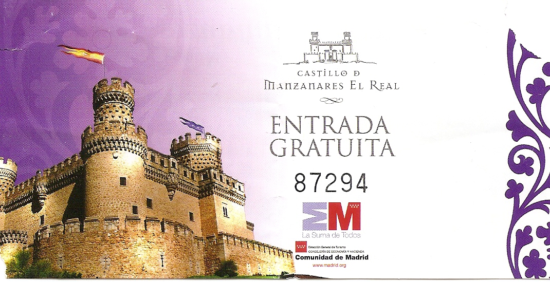 Entrada Castillo de Manzanares el Real - Madrid - España